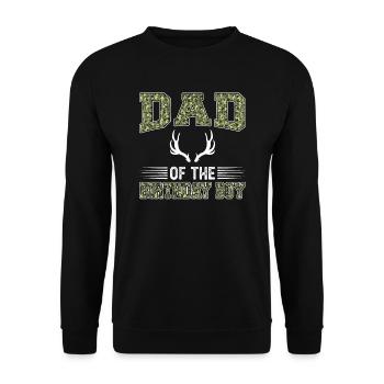Jäger Jagd Jagd Geschenk - Unisex Pullover - Schwarz - Vorne - Alina (178cm) & Michal (187cm)
