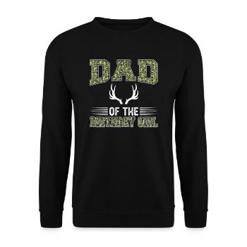 Jäger Jagd Jagd Geschenk - Unisex Pullover - Schwarz - Vorne - Alina (178cm) & Michal (187cm)