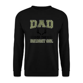 Jäger Jagd Jagd Geschenk - Unisex Pullover - Schwarz - Vorne - Alina (178cm) & Michal (187cm)