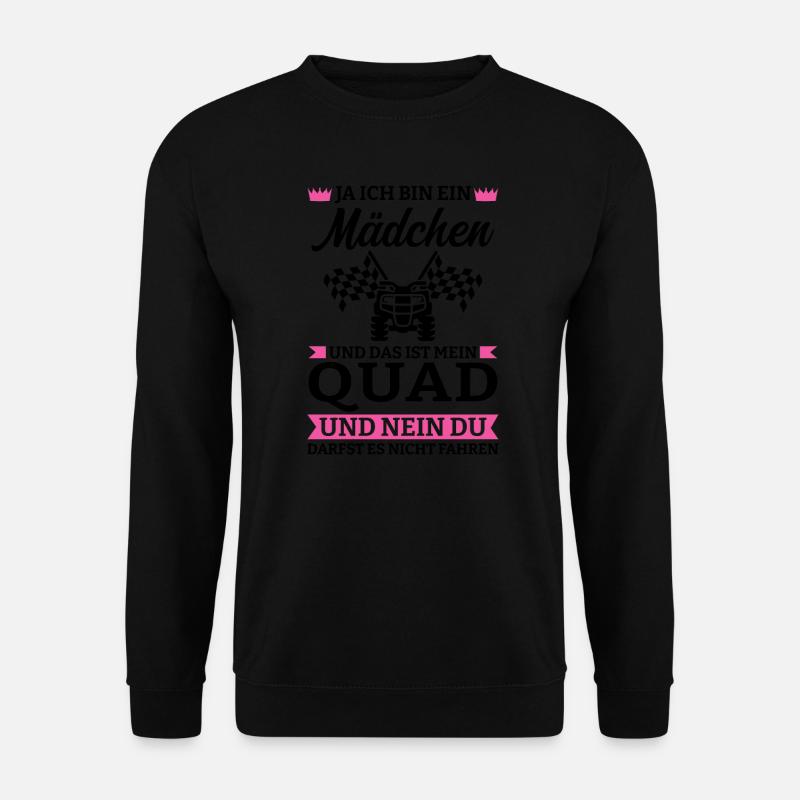 Quad Mädchen Quadfahrer Geschenk - Unisex Pullover - Schwarz