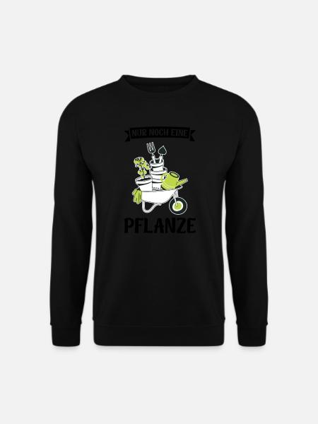 Garten Pflanze Gartenarbeit Geschenk - Unisex Pullover - Schwarz