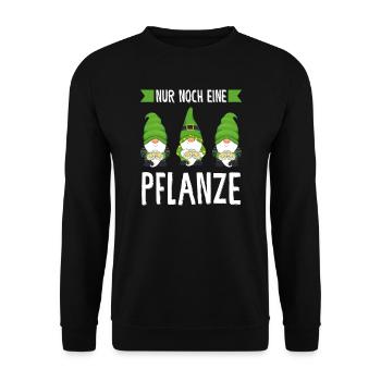 Garten-arbeit Gnome Gärtnern Geschenk - Unisex Pullover - Schwarz - Vorne - Alina (178cm) & Michal (187cm)