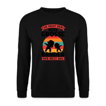 Junge Dabbing Dabbing Brüder Geschenk - Unisex Pullover - Schwarz - Vorne - Alina (178cm) & Michal (187cm)