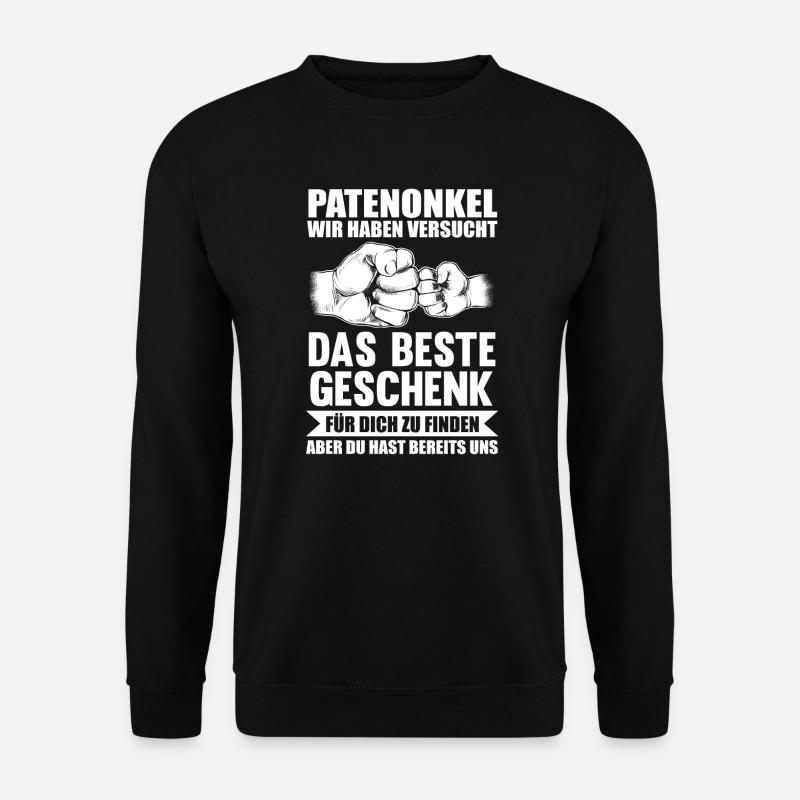 Onkel & Nichte Familie Onkel Geschenk - Unisex Pullover - Schwarz