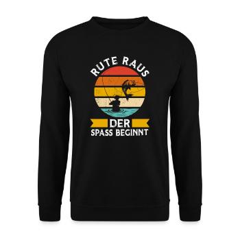 Onkel & Neffe Familie Onkels Geschenk - Unisex Pullover - Schwarz - Vorne - Alina (178cm) & Michal (187cm)