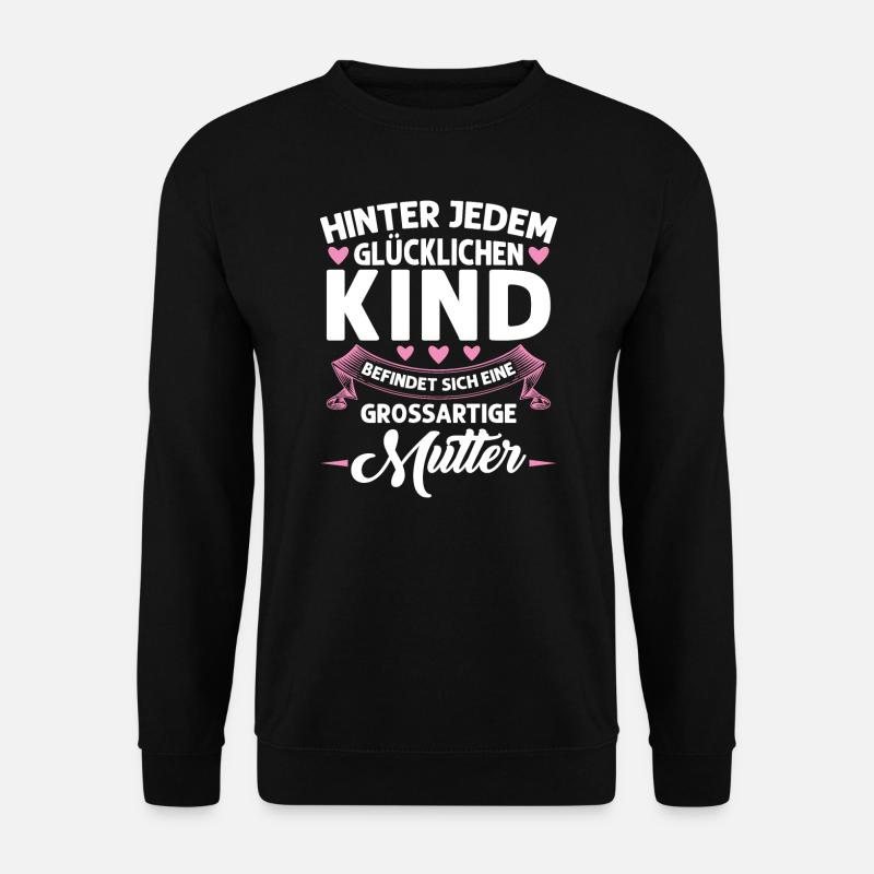 Mutter Mama Tochter Geschenk - Unisex Pullover - Schwarz