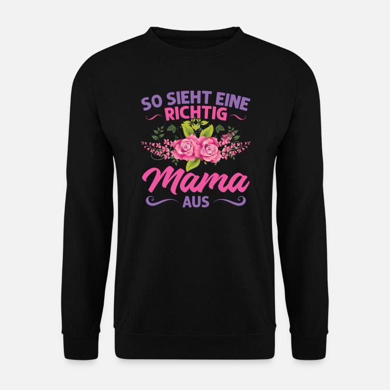 Mutter Mama Tochter Geschenk - Unisex Pullover - Schwarz