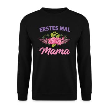 Mutter Mama Tochter Geschenk - Unisex Pullover - Schwarz - Vorne - Alina (178cm) & Michal (187cm)