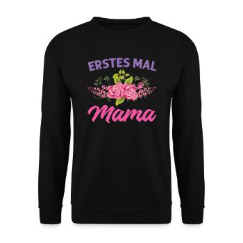 Mutter Mama Tochter Geschenk - Unisex Pullover - Schwarz - Vorne - Alina (178cm) & Michal (187cm)