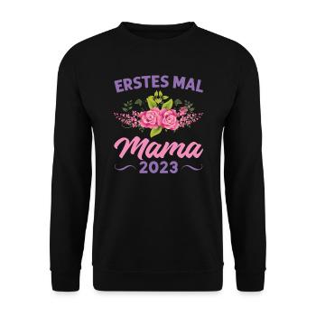 Mutter Mama Tochter Geschenk - Unisex Pullover - Schwarz - Vorne - Alina (178cm) & Michal (187cm)