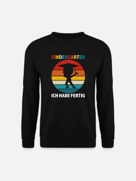 Kindergarten Abschluss Kindergartenkind Geschenk - Unisex Pullover - Schwarz