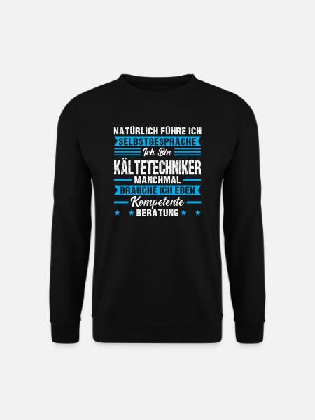 Technik Kältetechniker Anlagenmechaniker Geschenk - Unisex Pullover - Schwarz