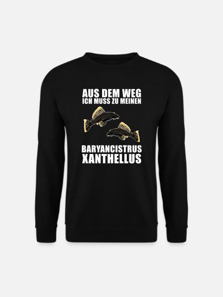 Fish Baryancistrus Xanthellus Fisher Geschenk - Unisex Pullover - Schwarz