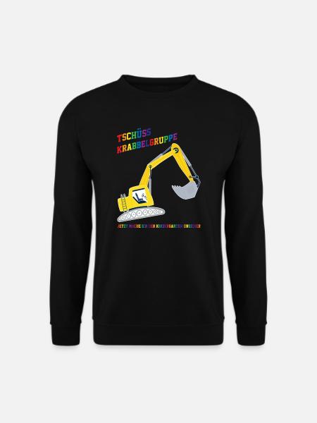 Kindergarten Bagger Kindergartenanfänger Geschenk - Unisex Pullover - Schwarz