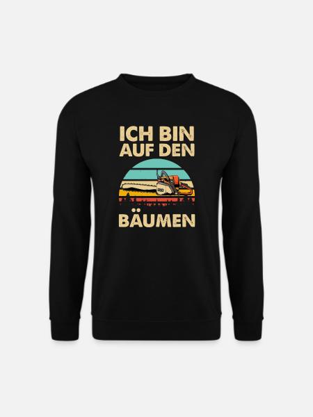 Baumpfleger Forstwirt Arborist Geschenk - Unisex Pullover - Schwarz