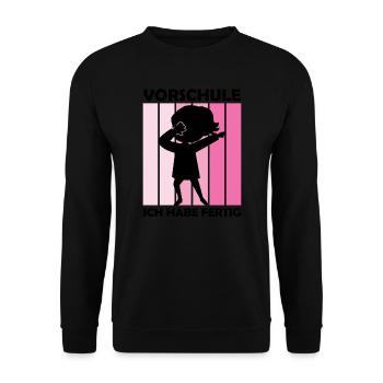 Vorschule Dabbing Vorschulkind Geschenk - Unisex Pullover - Schwarz - Vorne - Alina (178cm) & Michal (187cm)