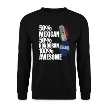 Basketball & Tacos Baseball Tacos Geschenk - Unisex Pullover - Schwarz - Vorne - Alina (178cm) & Michal (187cm)