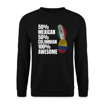Anime & Skizzieren Anime Skizzieren Geschenk - Unisex Pullover - Schwarz - Vorne - Alina (178cm) & Michal (187cm)
