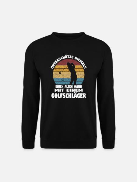 Golfspieler Sport Golfspieler Geschenk - Unisex Pullover - Schwarz