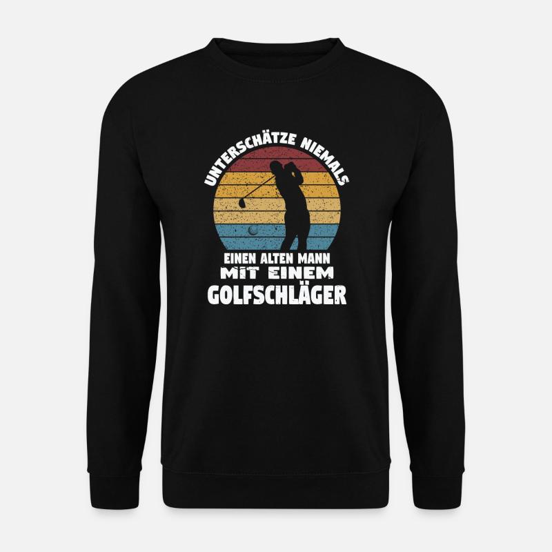 Golfspieler Sport Golfspieler Geschenk - Unisex Pullover - Schwarz
