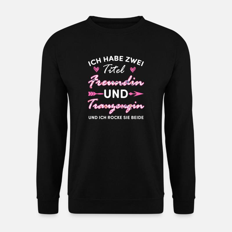 Trauzeugin Hochzeit Braut Geschenk - Unisex Pullover - Schwarz