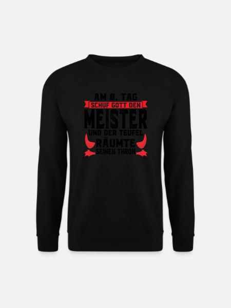 Meister Beruf Meisterbrief Geschenk - Unisex Pullover - Schwarz