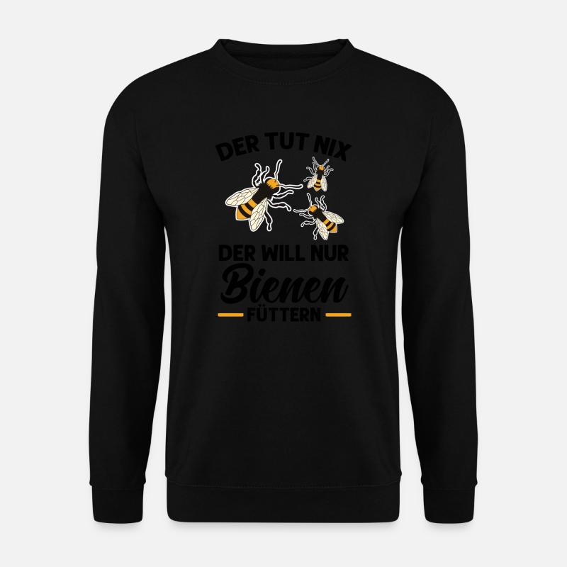 Imker Bienen Honig Geschenk - Unisex Pullover - Schwarz