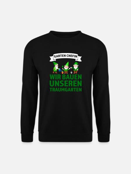 Garten Pflanzen Gärtnerei Geschenk - Unisex Pullover - Schwarz