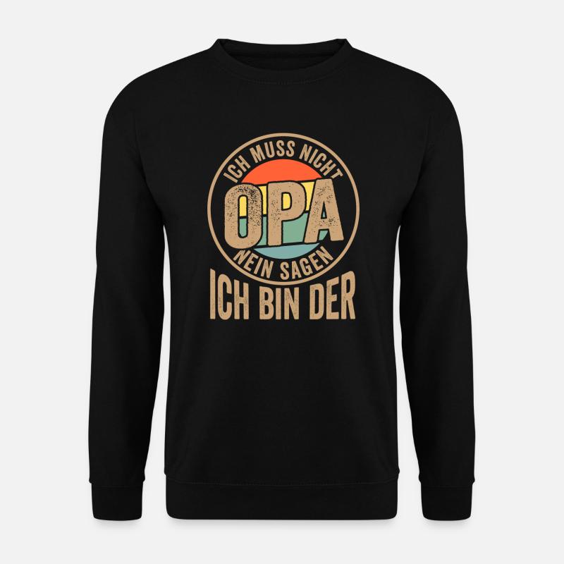 Onkel & Neffe Familie Onkels Geschenk - Unisex Pullover - Schwarz