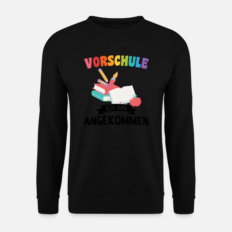 Kindergarten Vorschule Vorschulpädagoge Geschenk - Unisex Pullover - Schwarz