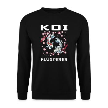 Kois Koi Sarkasmus Geschenk - Unisex Pullover - Schwarz - Vorne - Alina (178cm) & Michal (187cm)