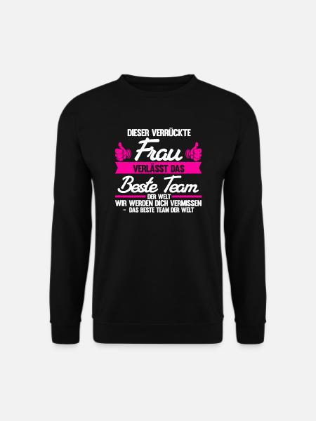 Abschied Kollegin Abschiedsparty Geschenk - Unisex Pullover - Schwarz