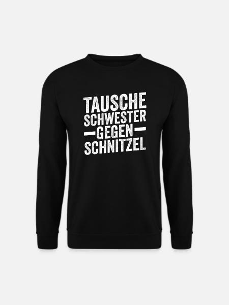 Schnitzel Wiener Wiener Geschenk - Unisex Pullover - Schwarz