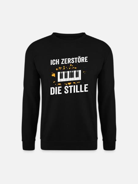 Orgel Musik Organist Geschenk - Unisex Pullover - Schwarz