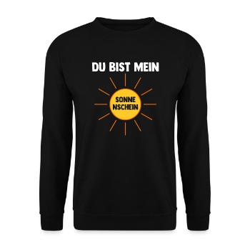Familie Sonne Verwandte Geschenk - Unisex Pullover - Schwarz - Vorne - Alina (178cm) & Michal (187cm)