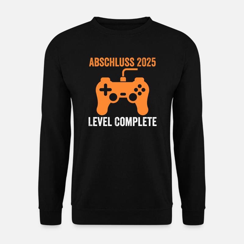 Abschluss 2025 Prüfung Schulabschluss Geschenk - Unisex Pullover - Schwarz