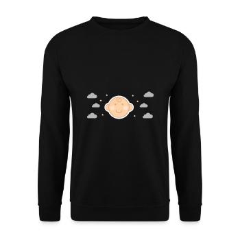 Bébé nouveau-né père mère fils fille famille - Sweat-shirt Unisexe - noir - Devant - Alina (178cm) & Michal (187cm)