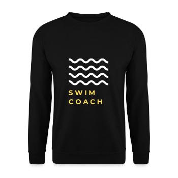 Natation Natation Natation Moniteur de natation Eau Sport - Sweat-shirt Unisexe - noir - Devant - Alina (178cm) & Michal (187cm)