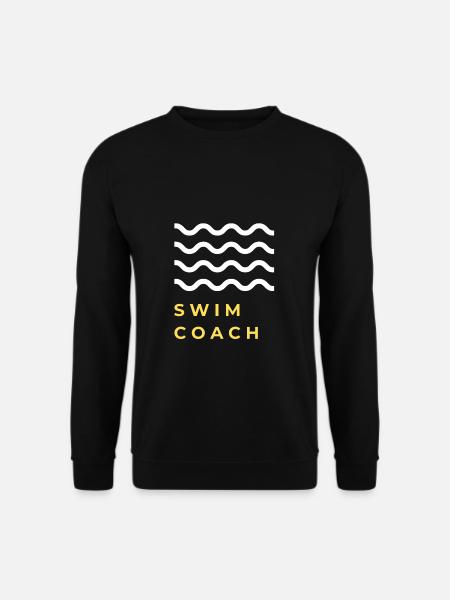Schwimmen Schwimmer Schwimmlehrer Wasser Sport - Unisex Pullover - Schwarz