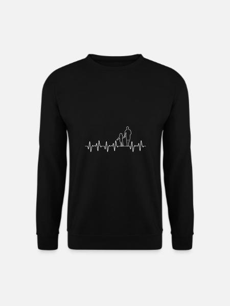 Vater & Tochter Vatertag Familie Verwandtschaft - Unisex Pullover - Schwarz