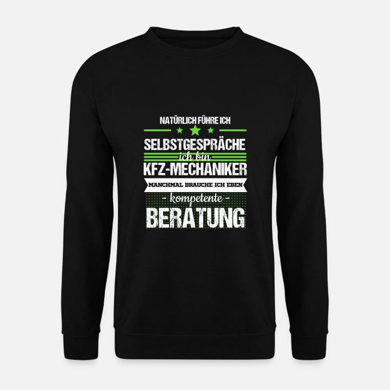 KFZ-Mechaniker Mechatroniker Automechaniker KFZ - Unisex Pullover - Schwarz
