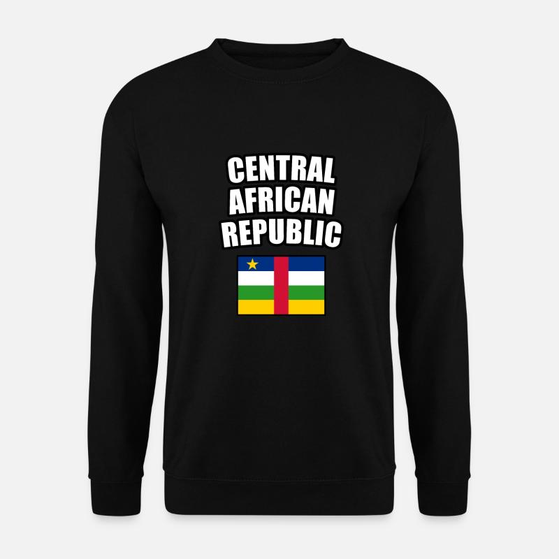 République centrafricaine Drapeau Sango Cadeau - Sweat-shirt Unisexe - noir
