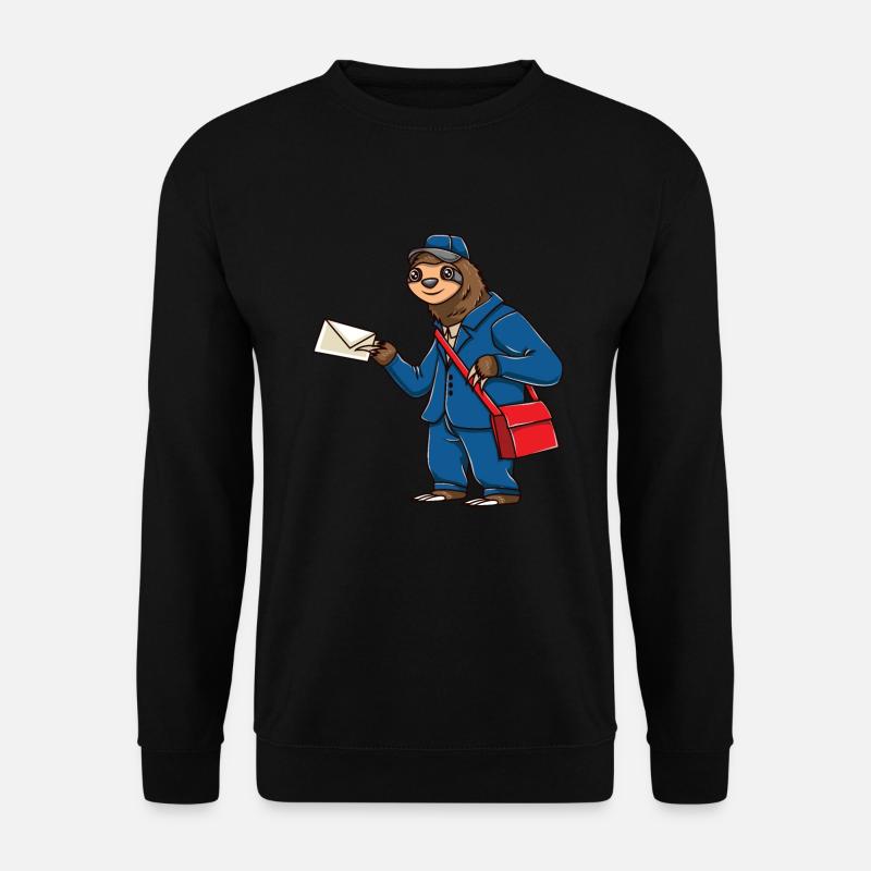 Sloth Postman Postman Sloth - Unisex Sweatshirt - black