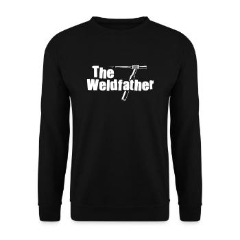 The Weldfather Funny Welders Soudeur Soudeur - Sweat-shirt Unisexe - noir - Devant - Alina (178cm) & Michal (187cm)
