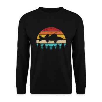 Sandre - Sweat-shirt Unisexe - noir - Devant - Alina (178cm) & Michal (187cm)
