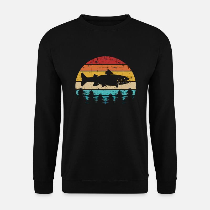 Forelle - Unisex Pullover - Schwarz