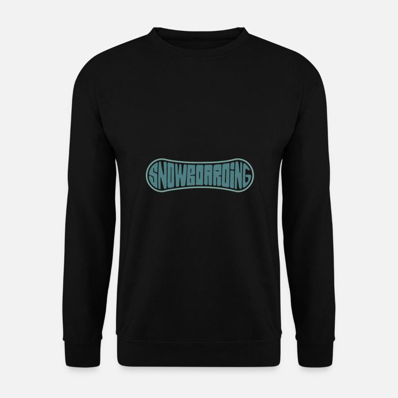 Snowboarding - Snowboard - Unisex Pullover - Schwarz