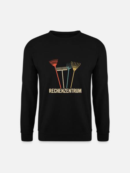 Gärtner Rechenzentrum Gartenarbeit Schrebergarten - Unisex Pullover - Schwarz