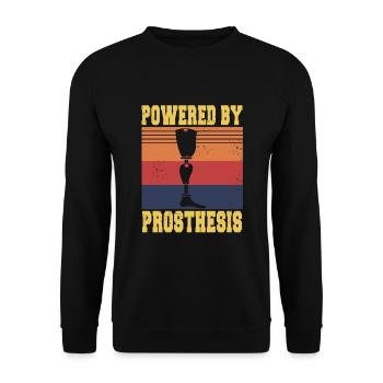 Propulsé par la prothèse - Sweat-shirt Unisexe - noir - Devant - Alina (178cm) & Michal (187cm)