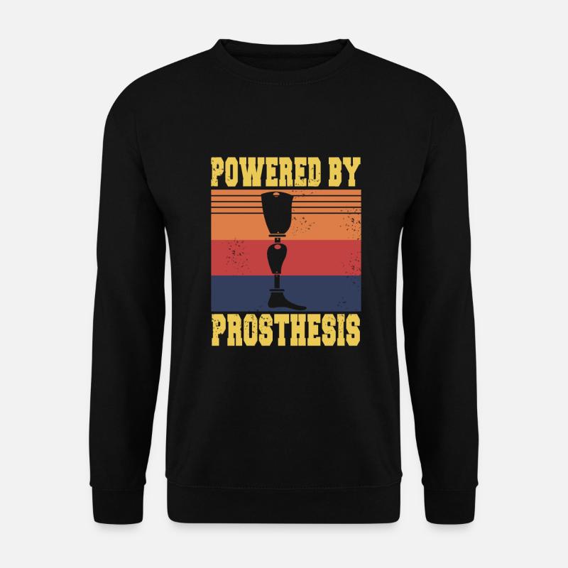 Powered by Prothese - Unisex Pullover - Schwarz